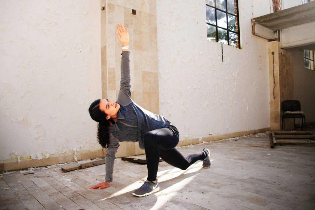 woman performs best stretches for runners