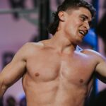 justin medeiros after workout