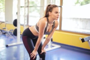 athlete in gym