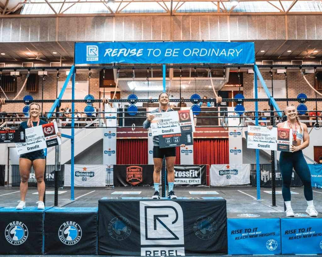 2022 fittest in cape town podium