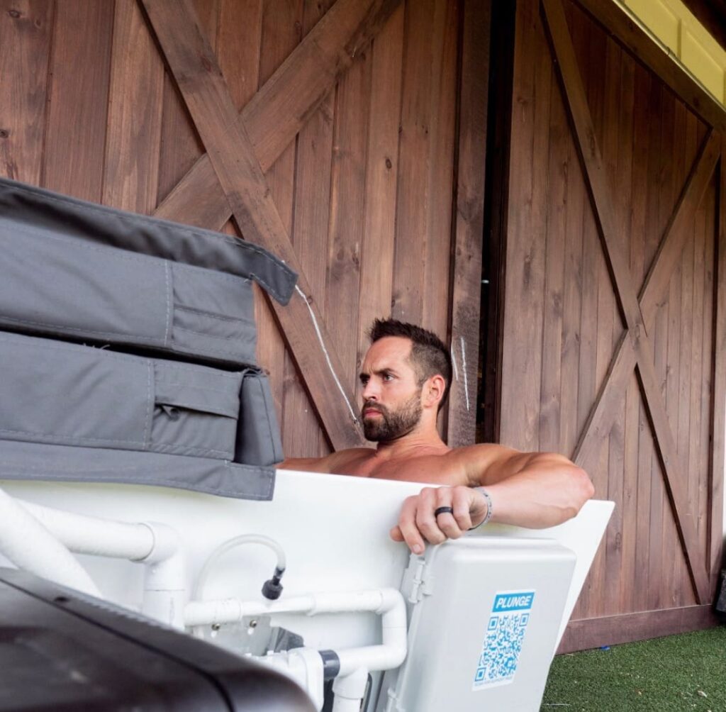 Rich Froning recovers in Cold Plunge 2