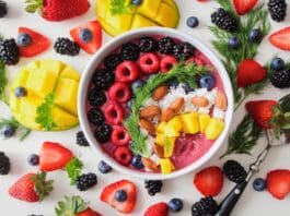 a fruit bowl compliant with the alkaline diet wellbeing