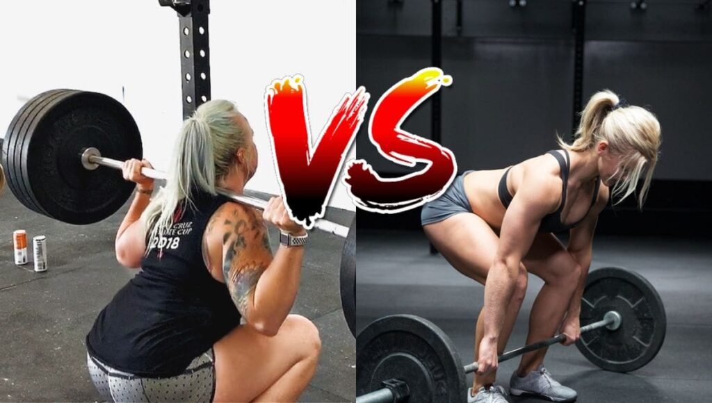 Squat vs deadlift