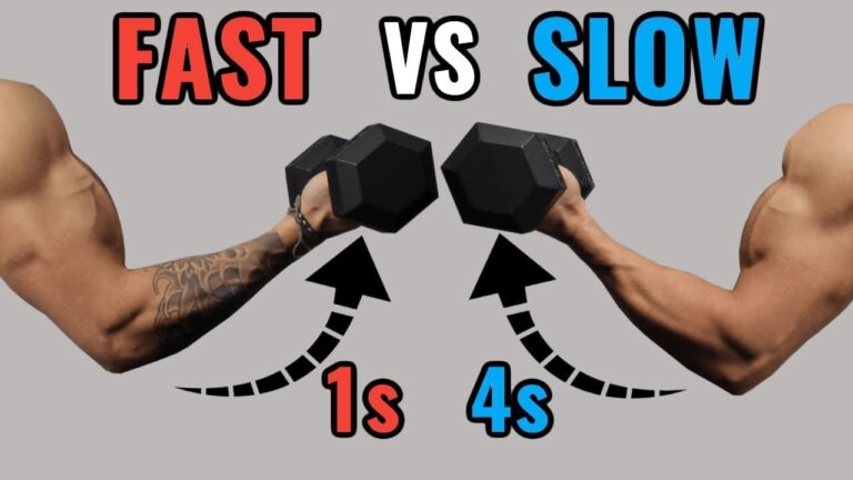 Slow Reps vs Fast Reps – Which are Better for Massive Muscle Growth?