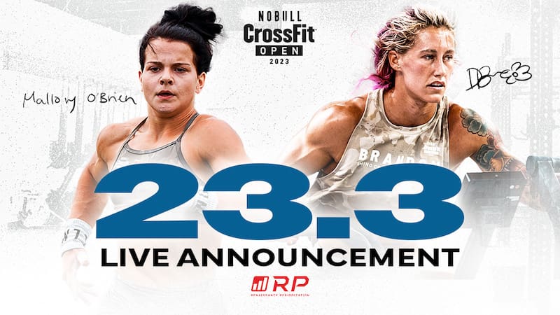 how to watch CrossFit Open 23.3 Mal O'Brien and Danielle Brandon