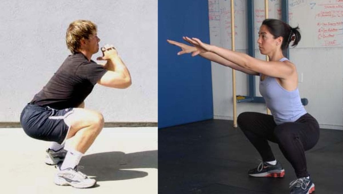 Deep bodyweight online squats