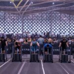 HYROX Athletes with Sleds
