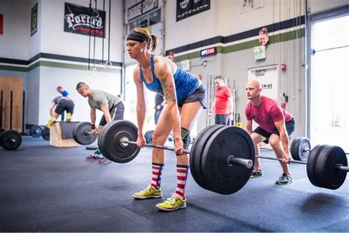 Deadlift in CrossFit Gym