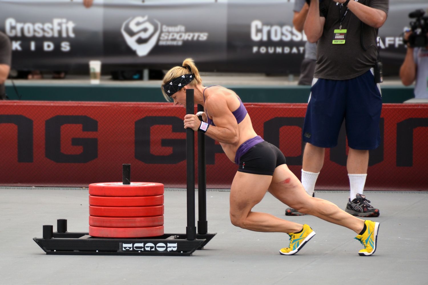 Crossfit sled push