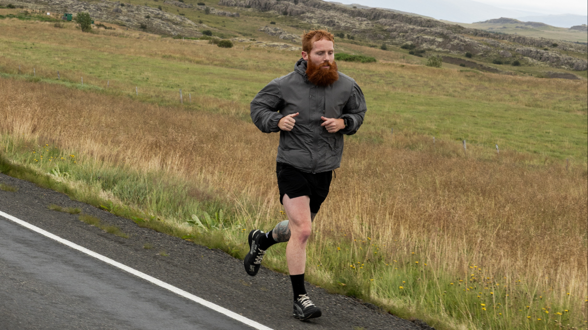 'Hardest Geezer' Russ Cook Running in Iceland