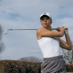Annabell Fuller playing golf