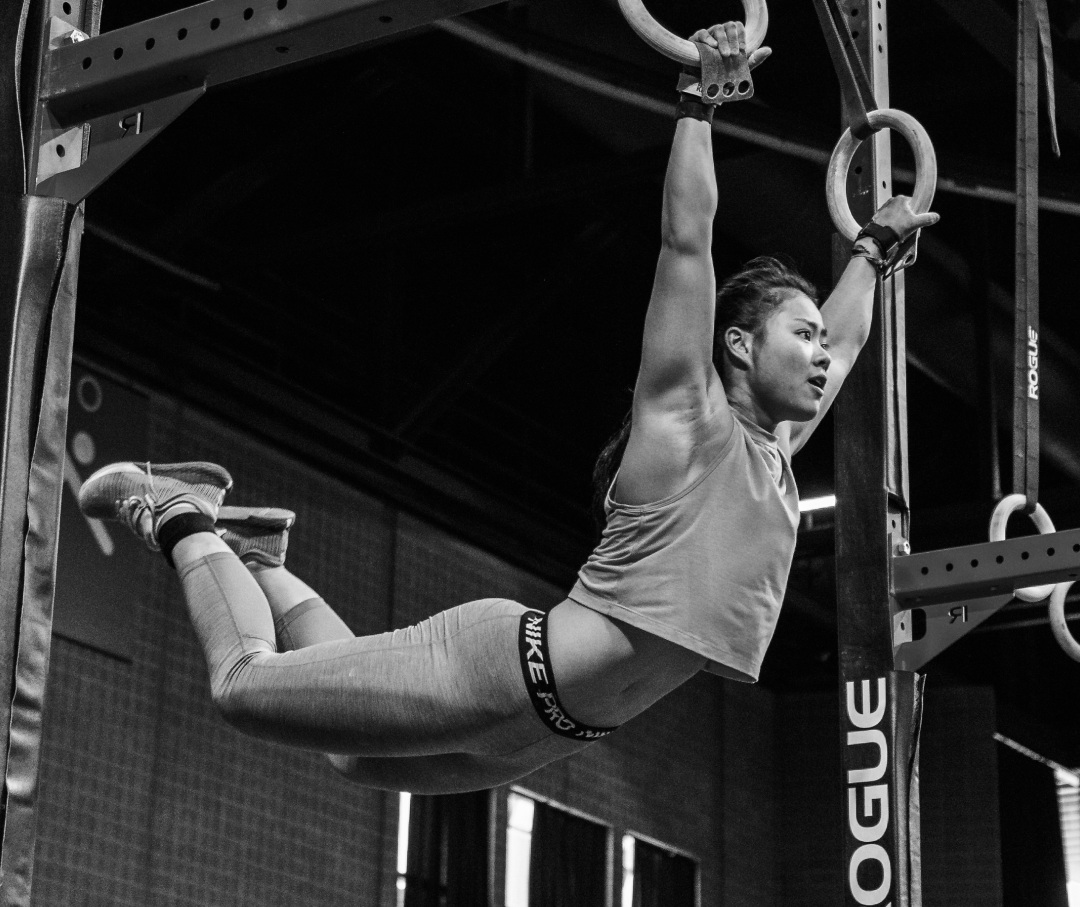 Woman Doing Muscle ups