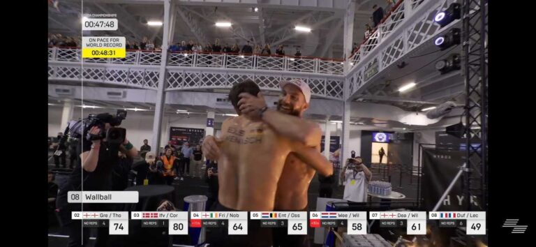 Wenisch and Rončević Set New HYROX Pro Doubles World Record in London