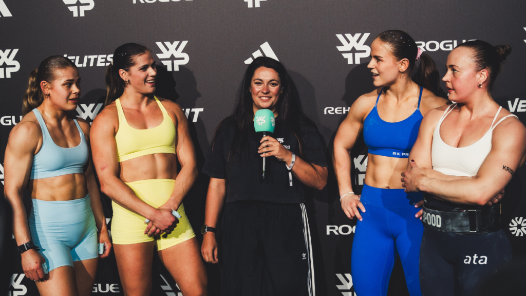 Lauren Smith with the Athletes