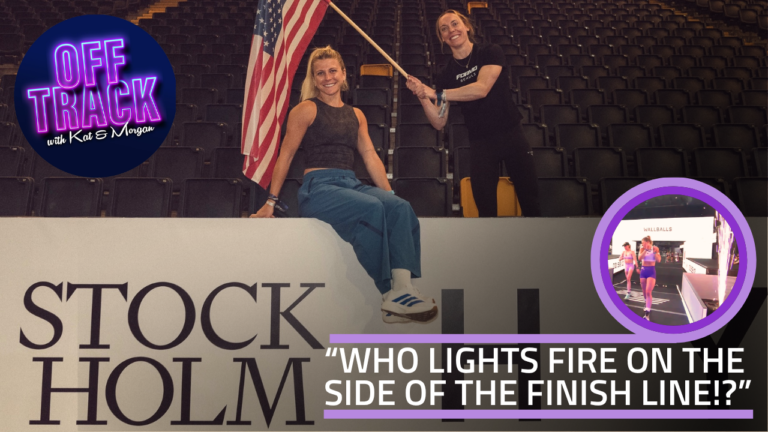 Listen to Episode 1 of Off Track with Kat and Morgan