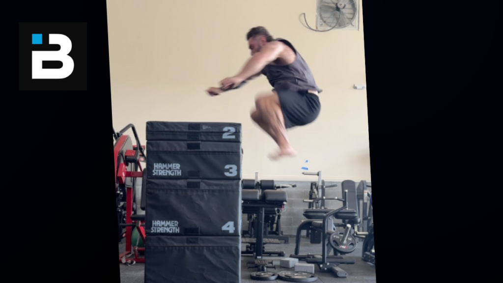 6x Mr Olympia Chris Bumstead Nails 60 Inch Box Jump!