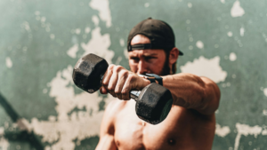 dumbbell raise