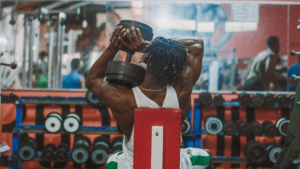 Man in gym