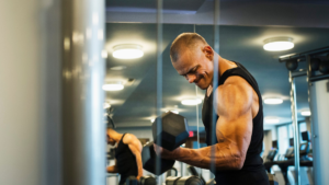 Man with Dumbbell
