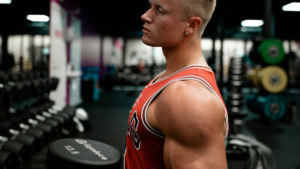 Shoulders in gym